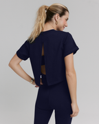 CROPPED T-SHIRT MOON COTTON™ OUT OF THE BLUE