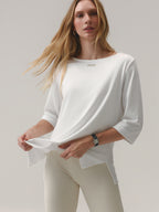 LONG SLEEVE TEE CLOUD COTTON™ WARM SUGAR