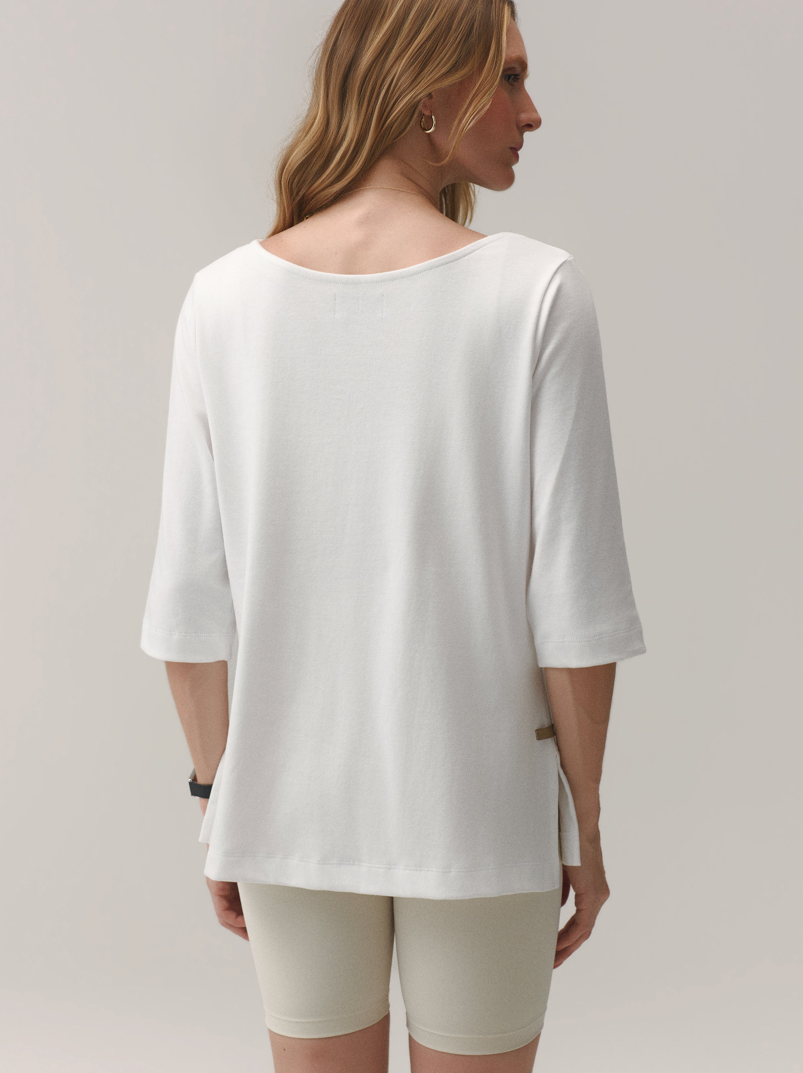 LONG SLEEVE TEE CLOUD COTTON™ WARM SUGAR