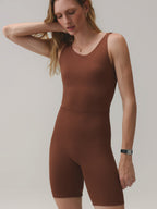 ONESIE COMPRESSILK™ VELVET TRUFFLE