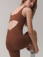 ONESIE COMPRESSILK™ VELVET TRUFFLE