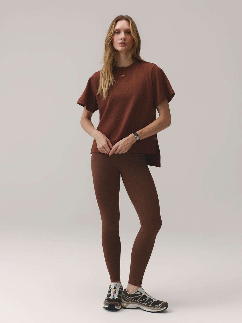 THE ESSENTIAL TEE MOON COTTON™ VELVET TRUFFLE