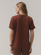 THE ESSENTIAL TEE MOON COTTON™ VELVET TRUFFLE