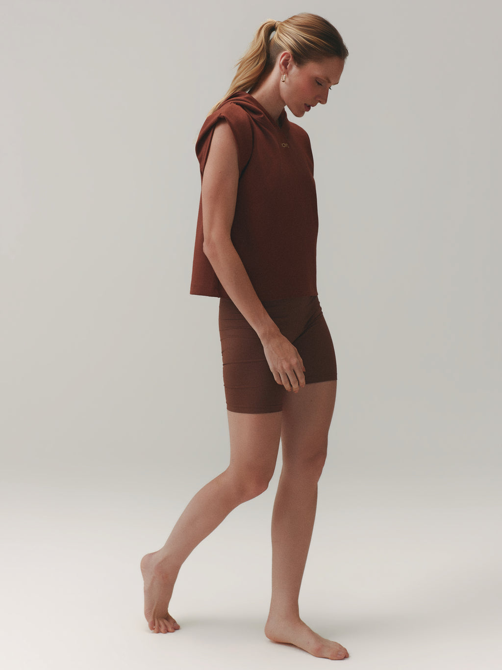 HOODIE MOON COTTON™ VELVET TRUFFLE