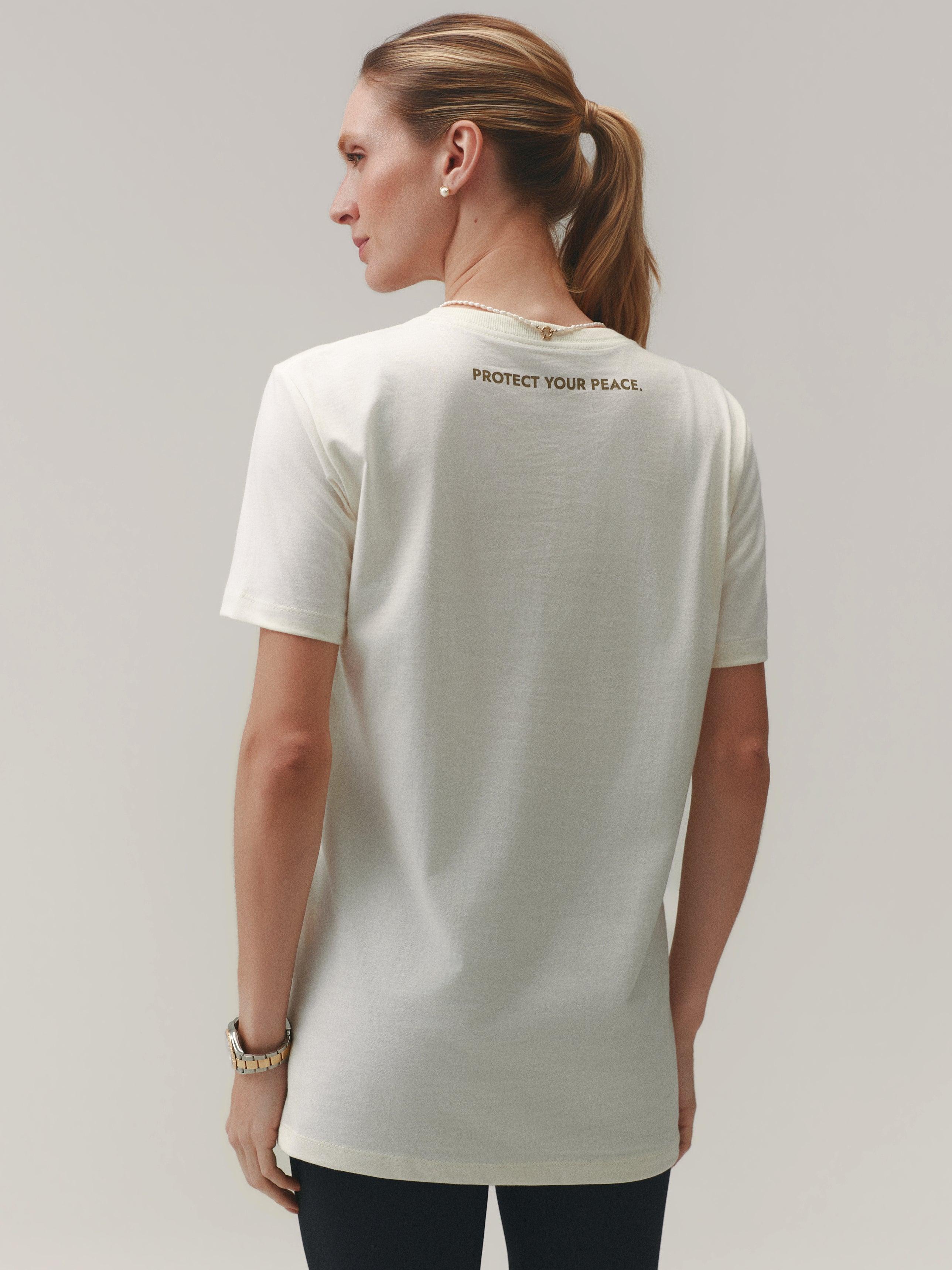 T-SHIRT PROTECT YOUR PEACE™ WARM SUGAR