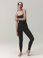 JUMPSUIT PEACHSKIN™ DEEP COCOA