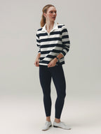 LONG SLEEVE POLO™ WARM SUGAR/ OUT OF THE BLUE
