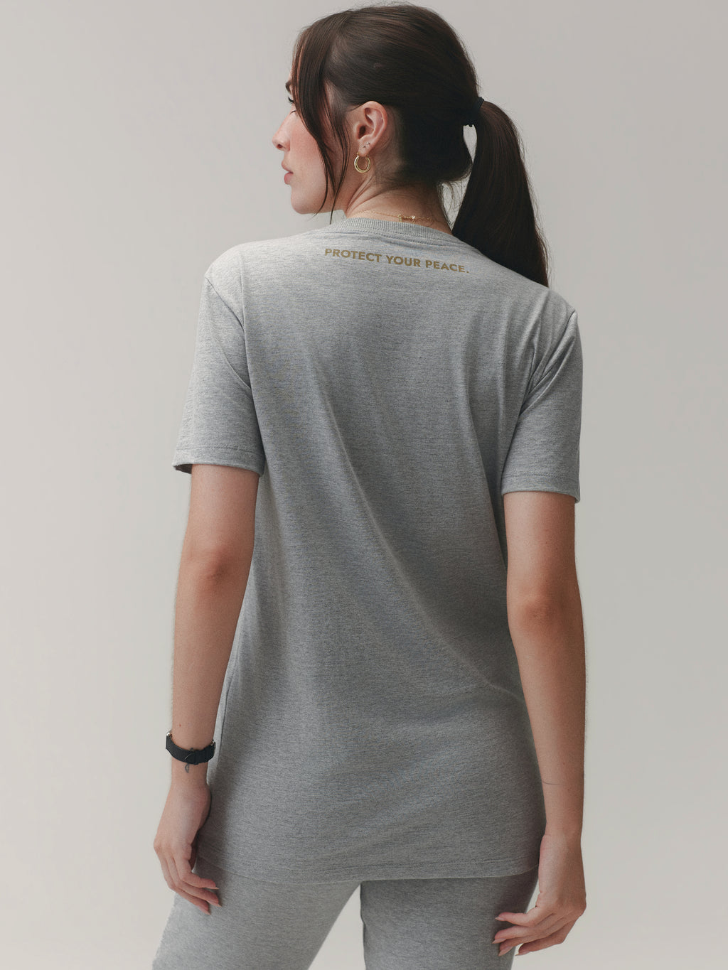 T-SHIRT PROTECT YOUR PEACE™ MESCLA