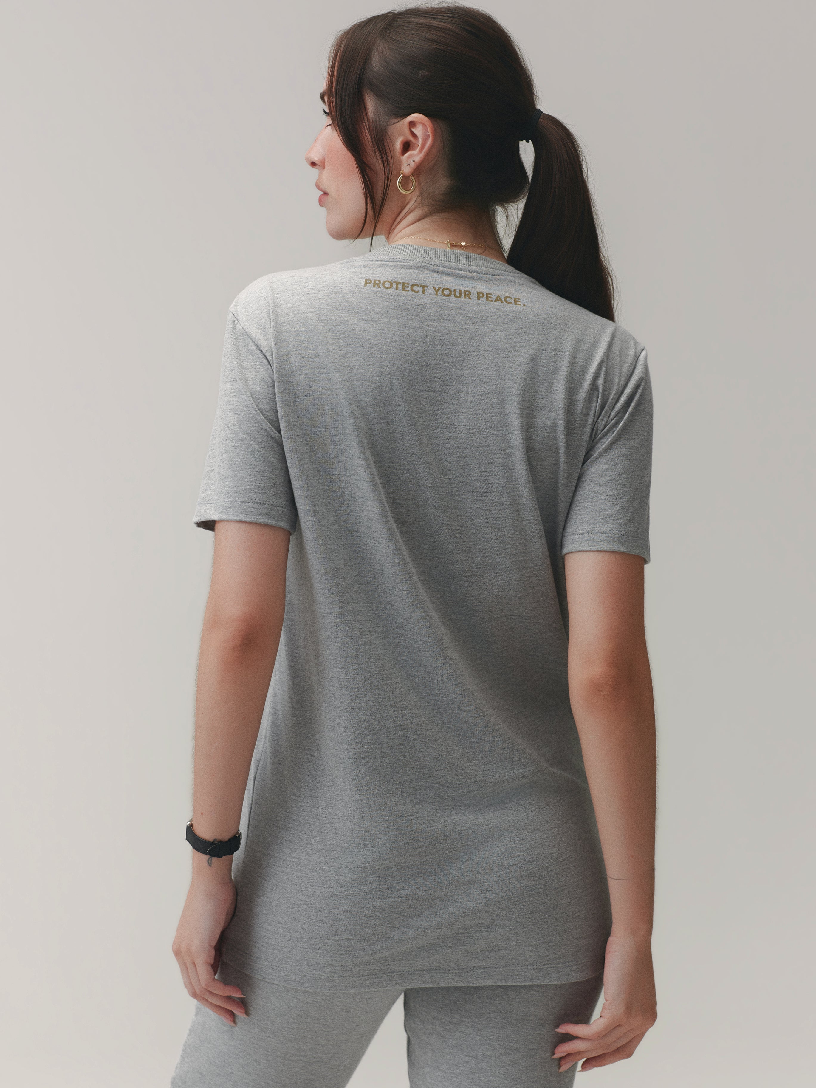 T-SHIRT PROTECT YOUR PEACE™ MESCLA