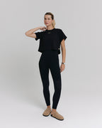 CROPPED T-SHIRT MOON COTTON™ MIDNIGHT