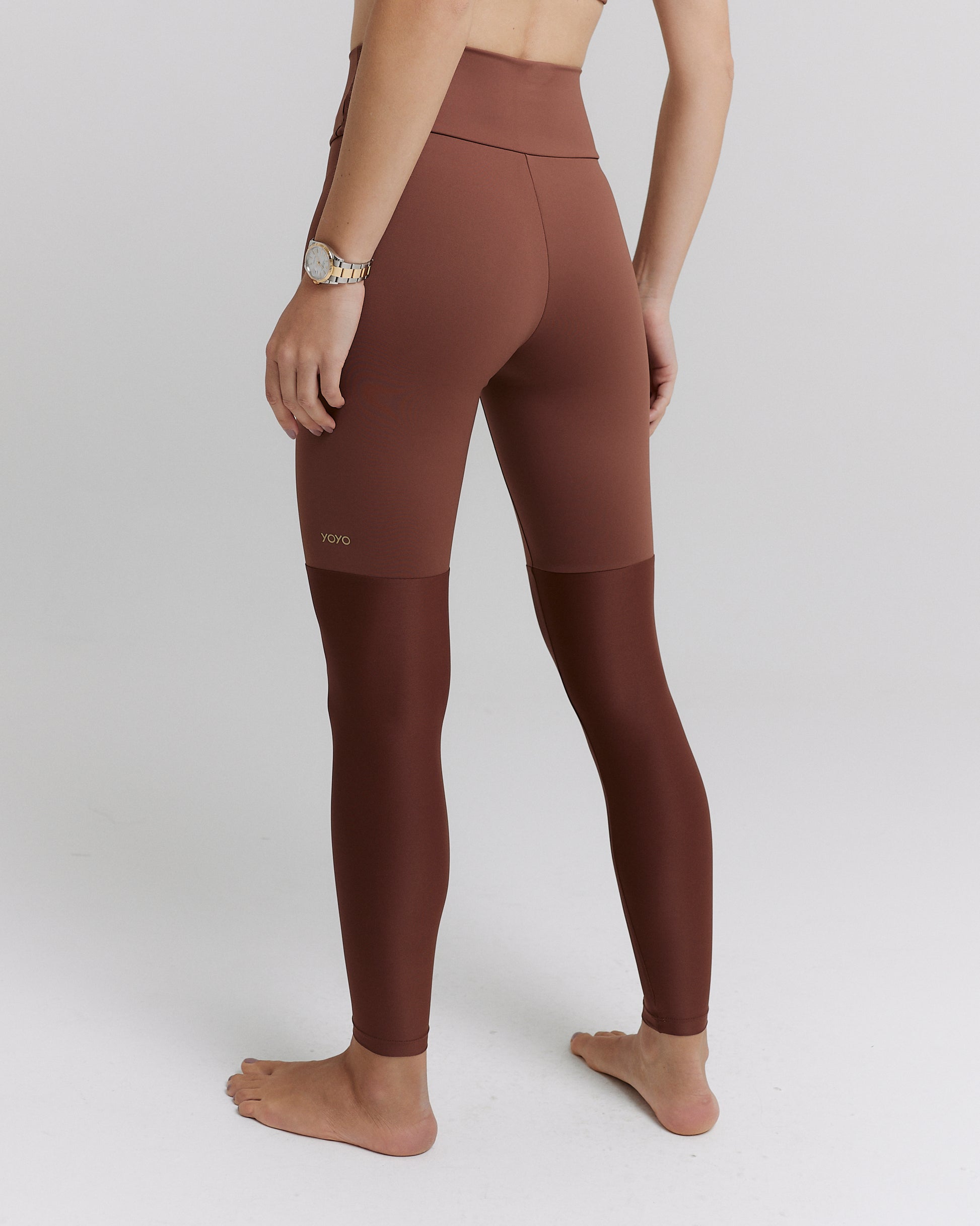 LEGGING COMPRESSILK™ VELVET TRUFFLE