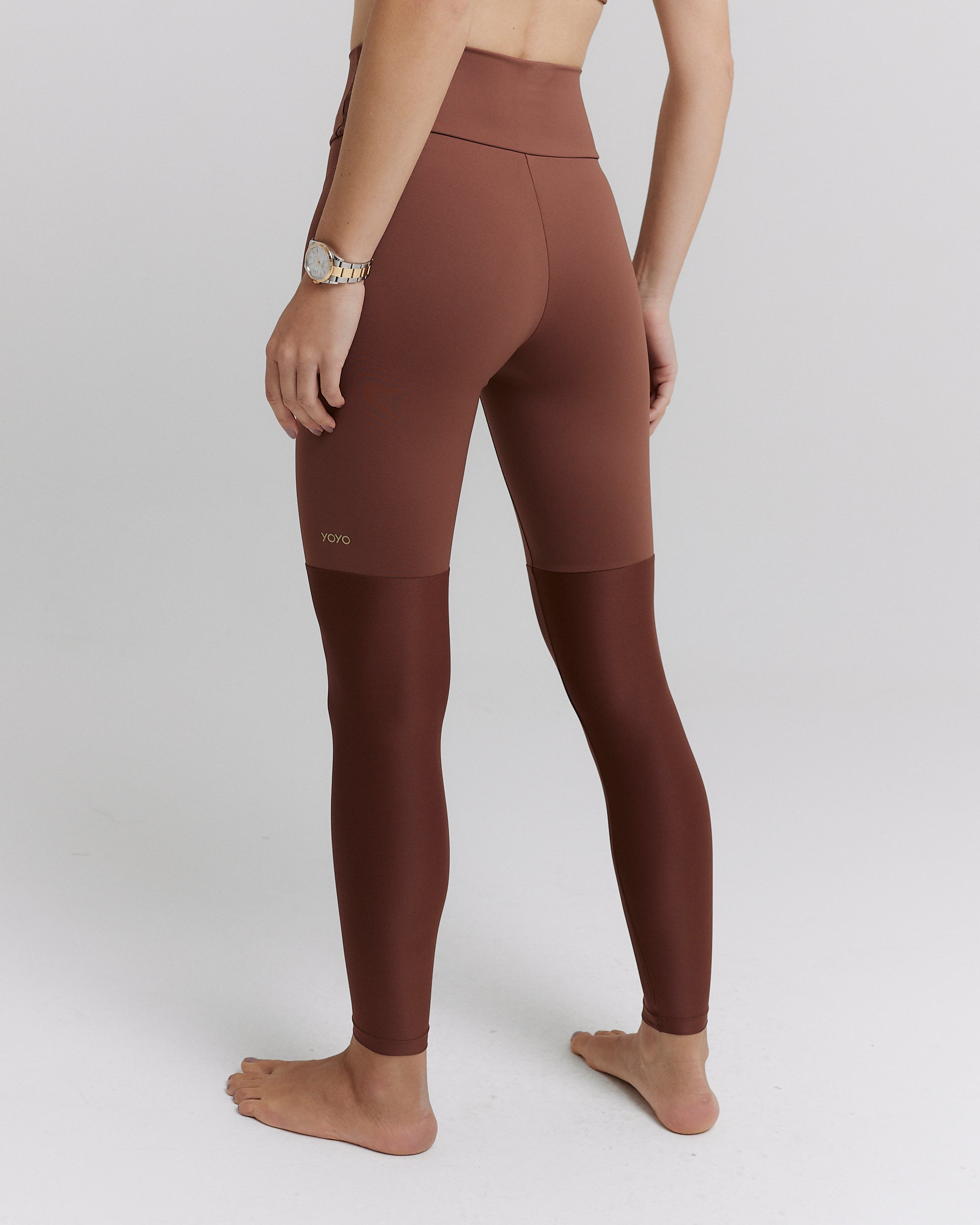 LEGGING COMPRESSILK™ VELVET TRUFFLE
