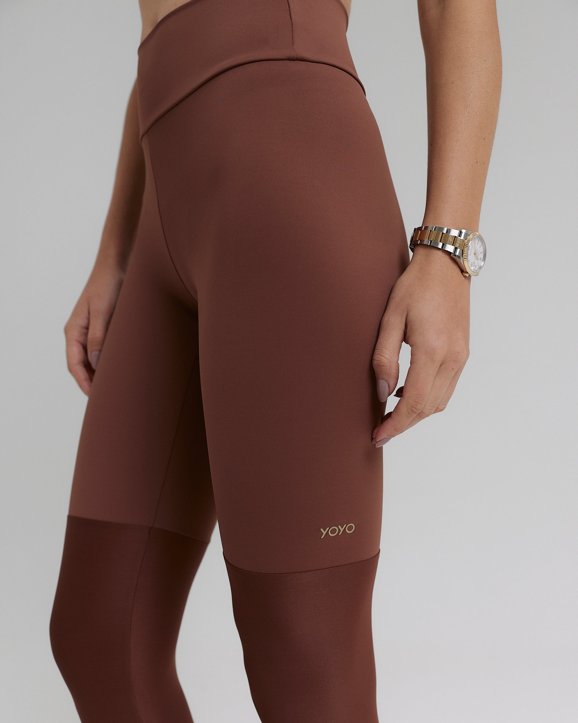 LEGGING COMPRESSILK™ VELVET TRUFFLE