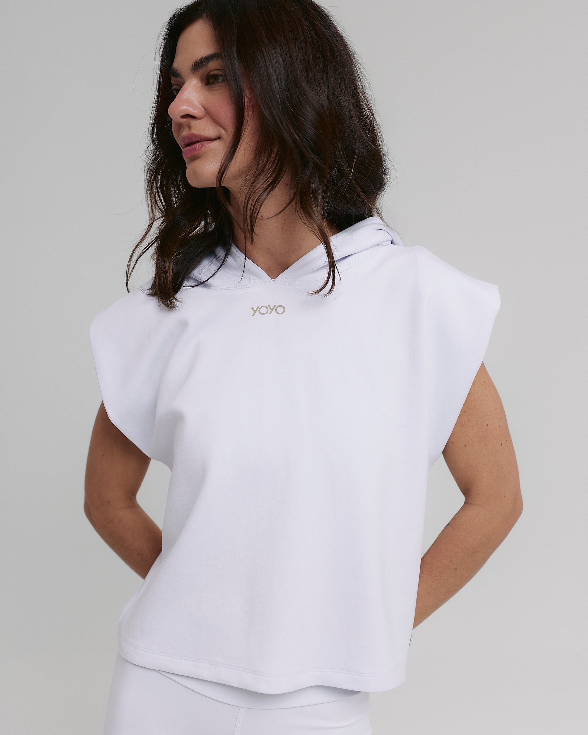 HOODIE MOON COTTON™ SHEER LATTE