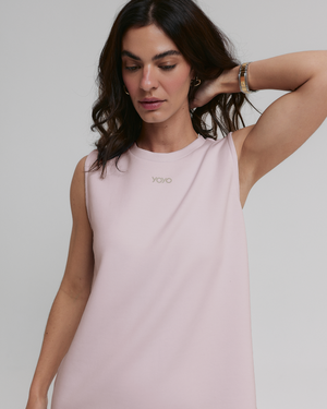 LONG TANK CLOUD COTTON™ BLUSHED