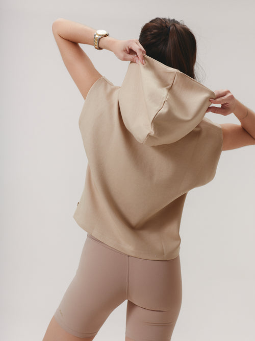 HOODIE MOON COTTON™ SOFT MOCHA