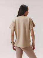 THE ESSENTIAL TEE MOON COTTON™ SOFT MOCHA