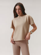 THE ESSENTIAL TEE MOON COTTON™ SOFT MOCHA