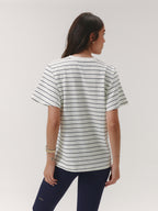 THE ESSENTIAL TEE CLOUD COTTON™ WARM SUGAR/ OUT OF THE BLUE